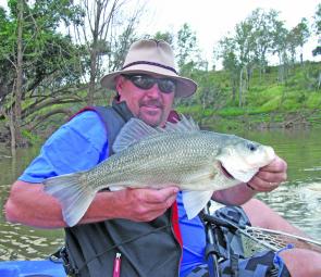 With the river above and below Wivenhoe open to fishing, there are going to be some massive bass landed this year.